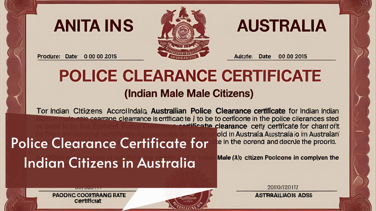 Police Clearance Certificate for Indian Citizens in Australia
